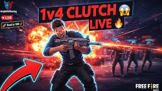 FREE FIRE MAX INDIA LIVE | Rush Gameplay + Kill Record Try | KnightShiftGaming !