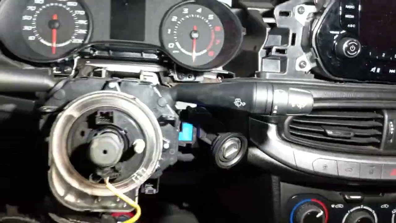 Fiat Tipo как снять спидометр.