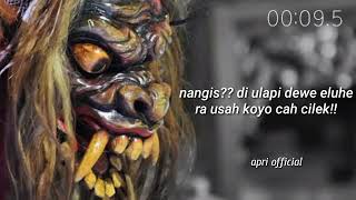 Kata-kata Lagu kidung kolosebo versi angklung