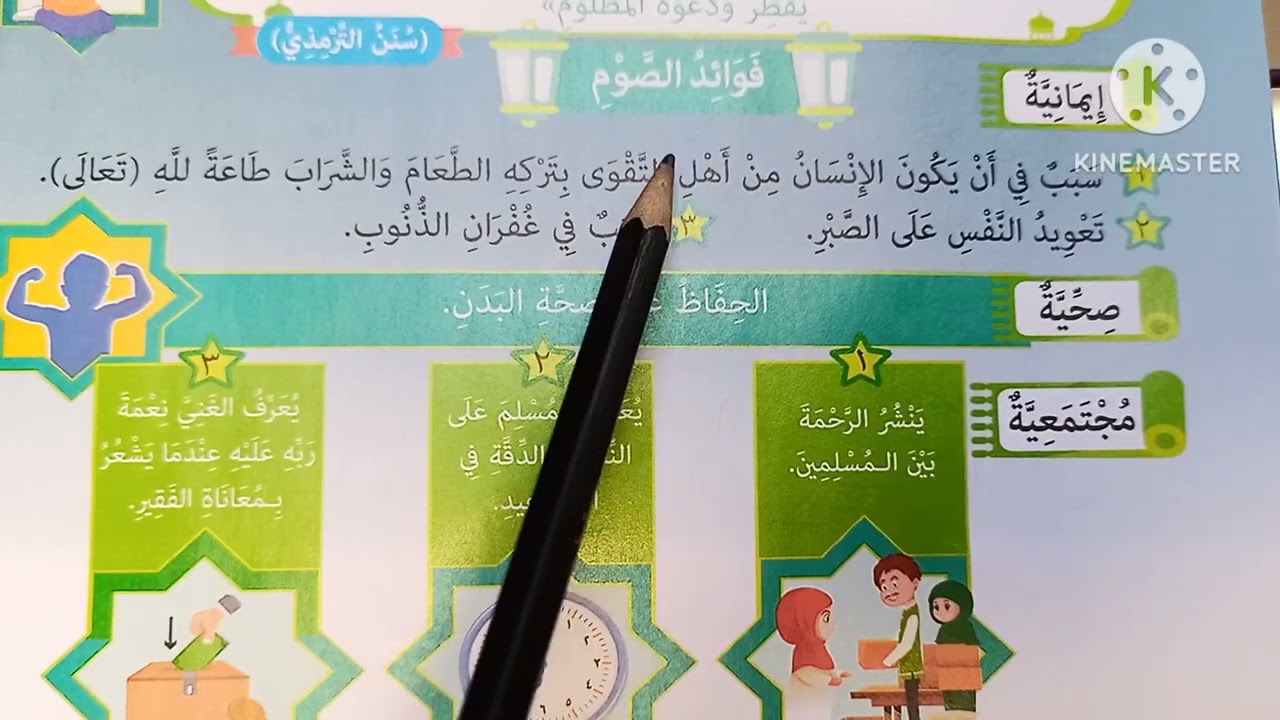 ( ثبوت شهر رمضان ) الدرس 👈 ( ٢١ ) من دروس التربية الدينية للصف الرابع الابتدائي 🥀