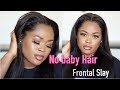 DETAILED! No Baby Hair Needed Frontal Slayage(How To) | Asteria Hair