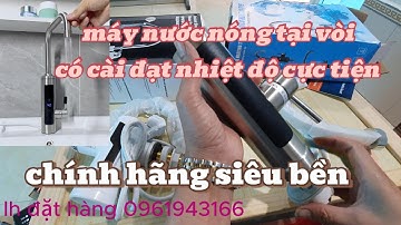 có chỉnh nhiệt máy nước nóng tại vòi inox cao cấp.