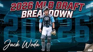 A 1.85 POP TIME BEHIND THE PLATE W/ A PLUS BAT?? JACK WODA 2026 MLB DRAFT BREAKDOWN