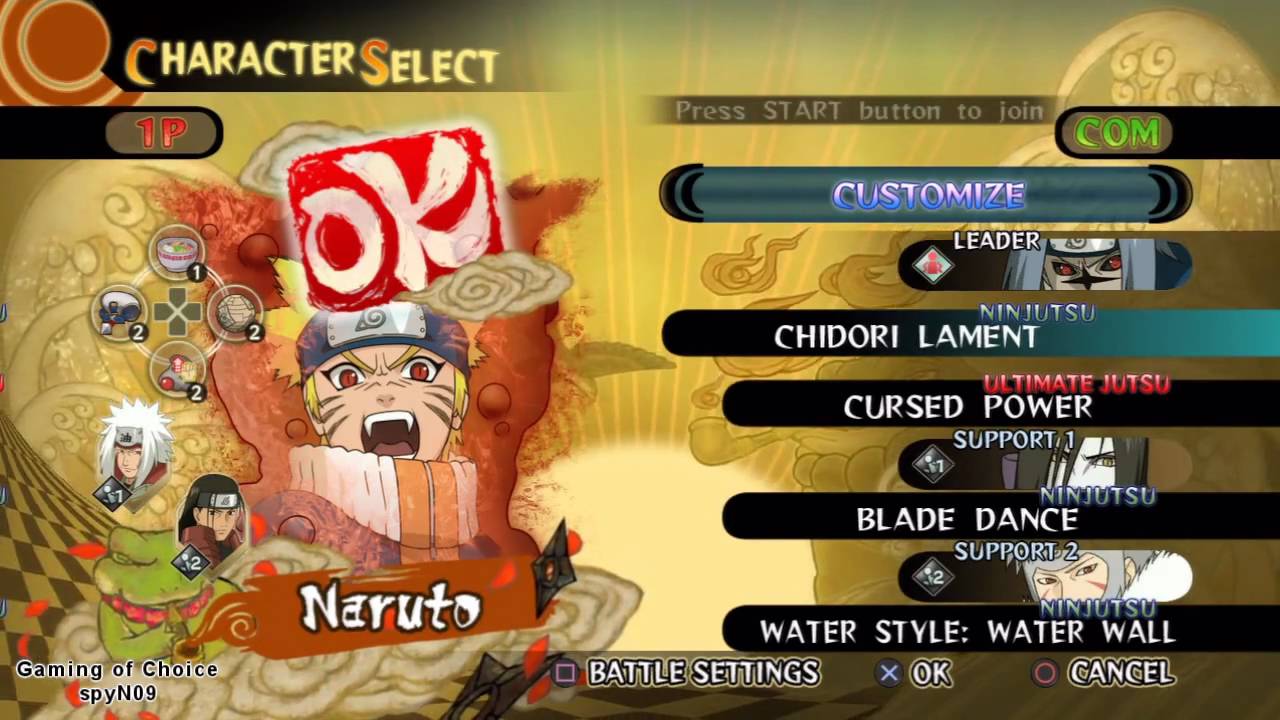 Naruto Ultimate Ninja Storm - 012 - OTK Naruto vs CS2 Sasuke 'S rank'