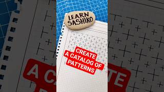 SASHIKO | Create a catalog of patterns with ordinary paper. #sashiko #sewingtips #beginersewing