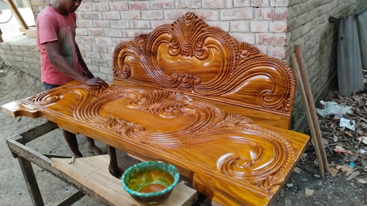 how to wood gala polish রোড শিরিষ কাঠে গালা পালিশ কিভাবে করি দেখুন