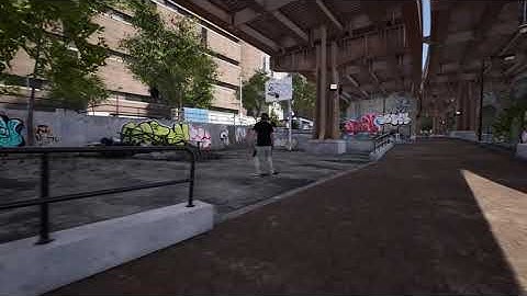 Brooklyn banks line(Session skate game)