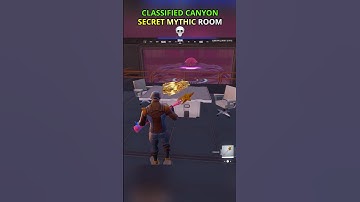 CLASSIFIED CANYON SECRET MYTHIC LOOT ROOM in Fortnite Chapter 7😳 #fortnite #shortsfeed #foryou