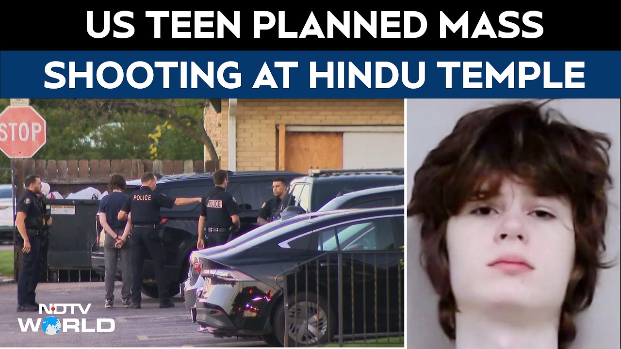 ⁣US News | US Teen Plans Mass Shooting' At Hindu Temple In US, Jammed Rifle Stops Him