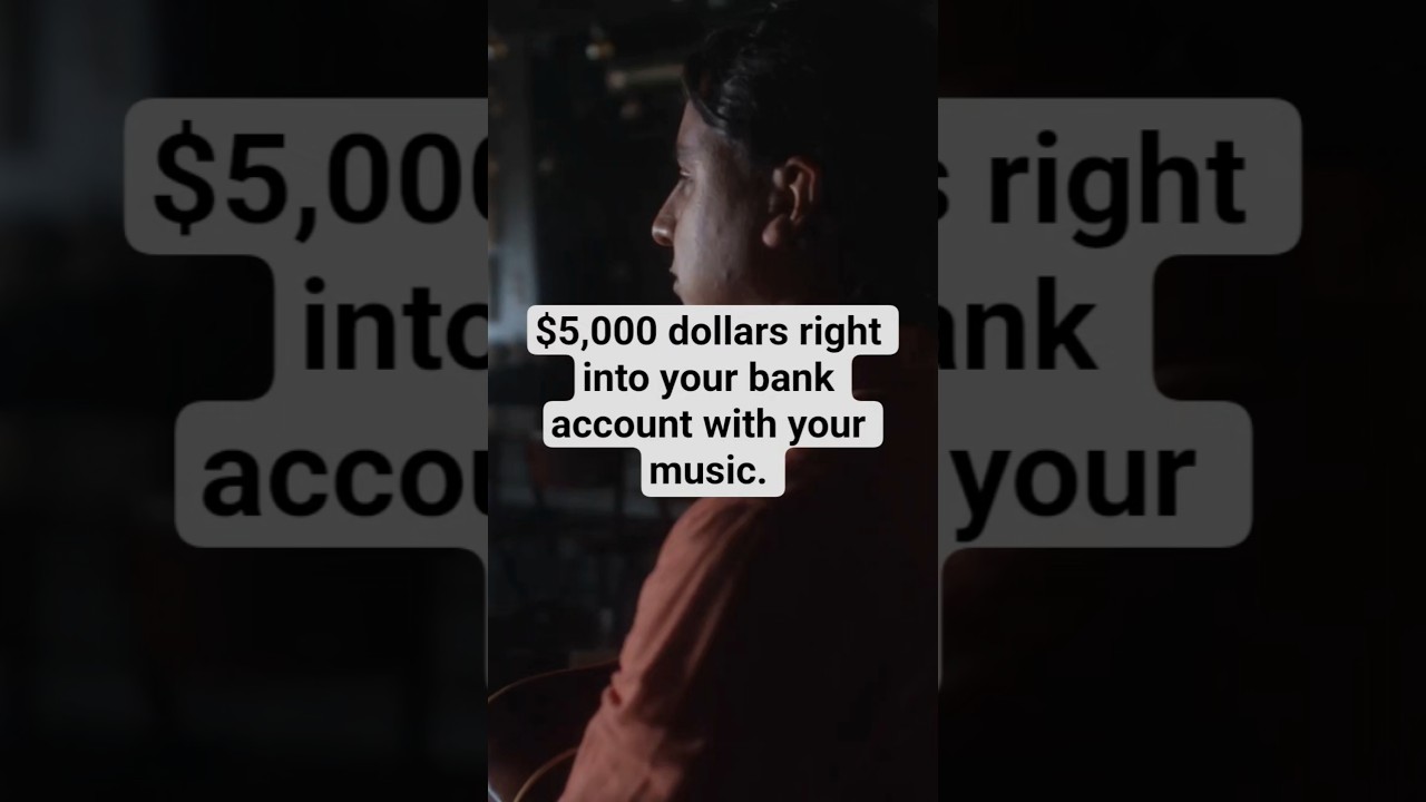 $5,000 Dollars Right Into Your Bank Account With Your Music! 🎶
