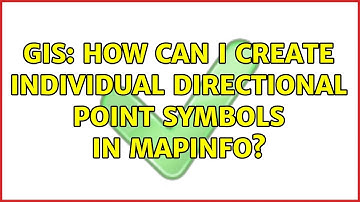 GIS: How can I create individual directional point symbols in MapInfo?