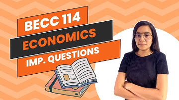 BECC 114 | HINDI Medium | BA ECONOMIC HONOURS | IMPORTANT QUESTIONS | IGNOU WALAY