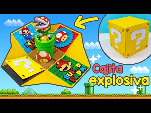 DIY: Cajita EXPLOSIVA de SUPER MARIO para tu SUPER PAPÁ – DÍA DEL PADRE