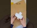 How is this possible? How did it become a perfect square? (so satisfying) #hello #diy #papercraft 📃