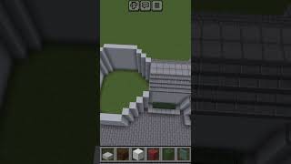 Flug übers Fischerdorf Mincraft Realismus Stadt