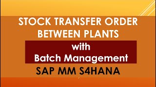 stock transfer order with batch management sap mm | stock replenishment with batch management sap mm