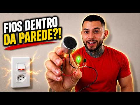 FAÇA um DETECTOR DE FIOS ENERGIZADOS CASEIRO com APENAS 3 COMPONENTES! ⚡