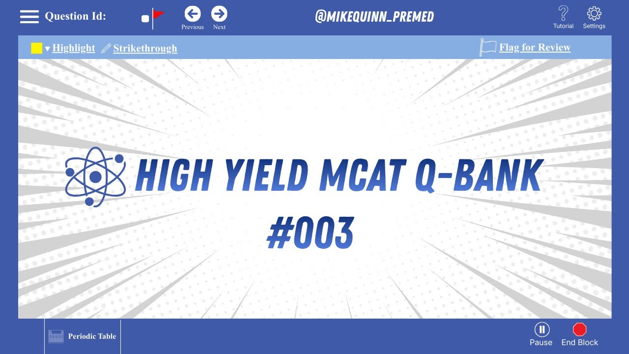 High Yield MCAT (orgo) 