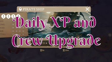 Daily XP and Crew Upgrade - Mutiny pirate Survival RPG - Copy Cat pirate RPG game
