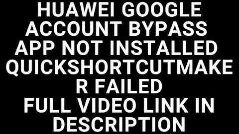 quick shortcut maker app not installed solution