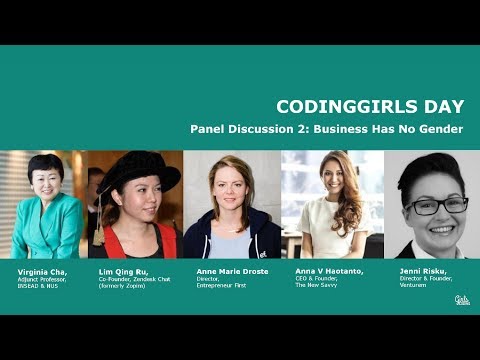 Panel: Business has No Gender - CodingGirls Day 2017
