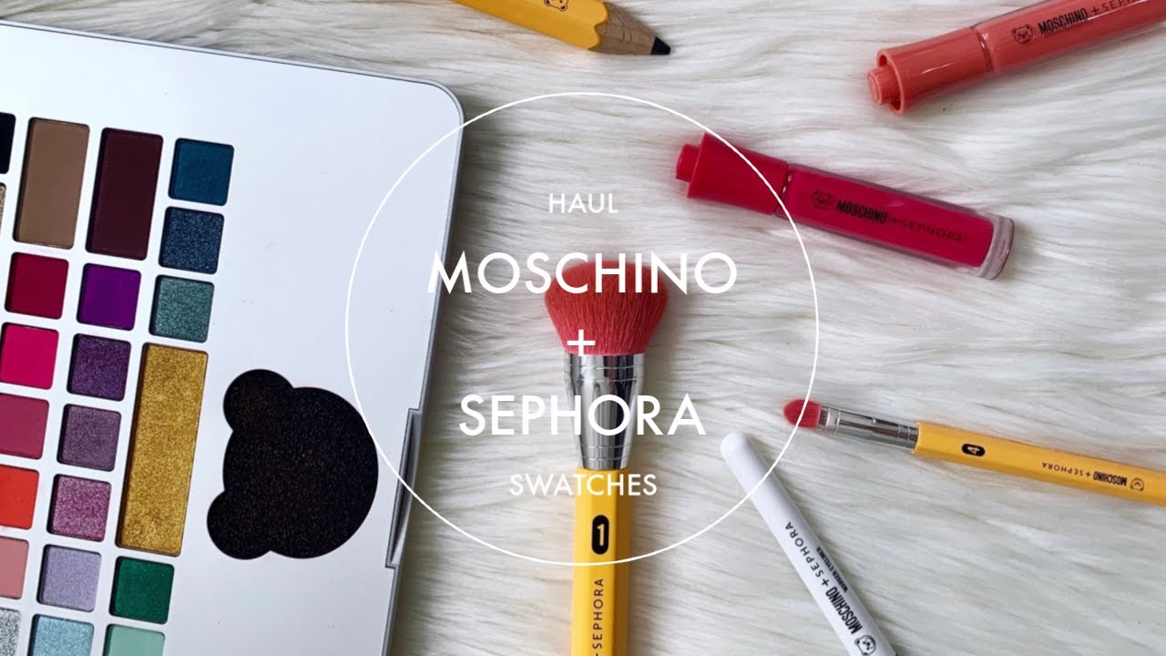 moschino sephora brushes
