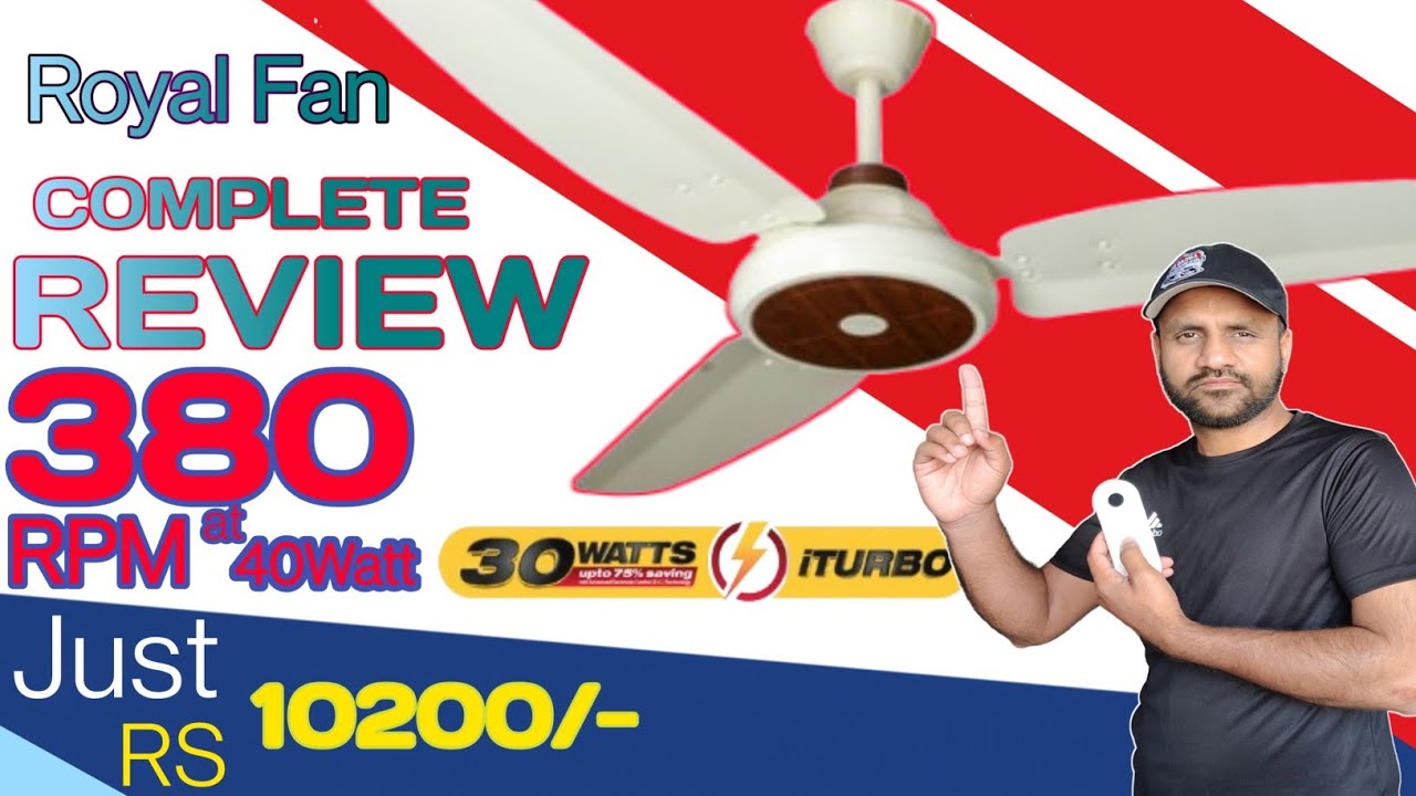 Royal Fan 30 Watt | Inverter Series