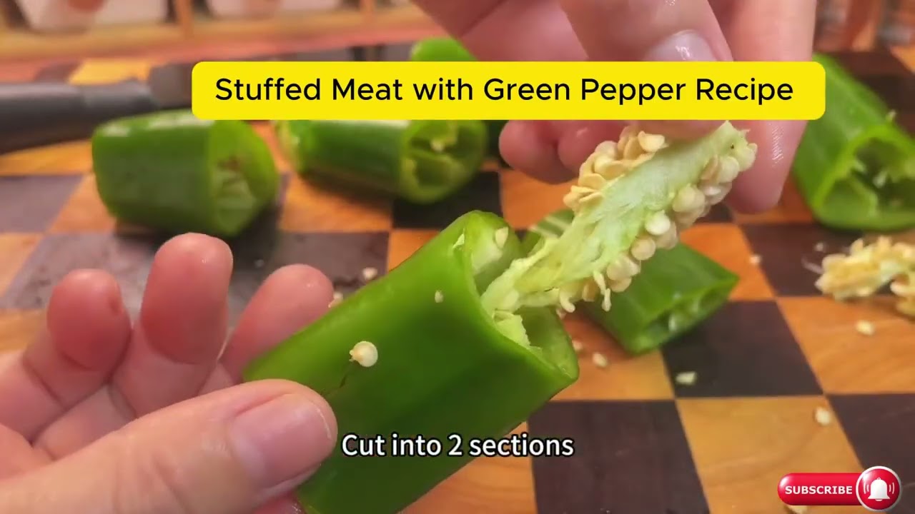 Stuffed Meat with Green Pepper Recipe 