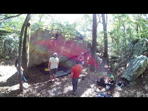 Beta Video for climb The Comet v7, Rocktown