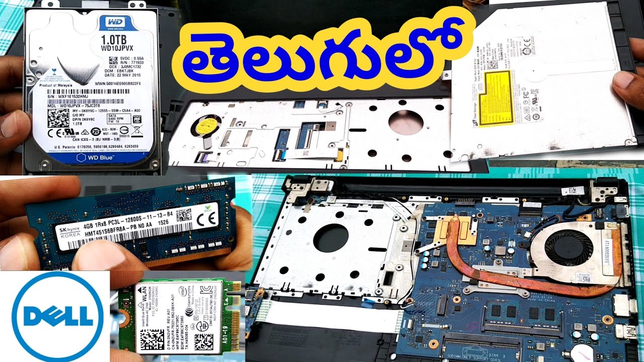 Dell Vostro 3558 Laptop Disassembly and Reassembly Full Video | In Telugu
