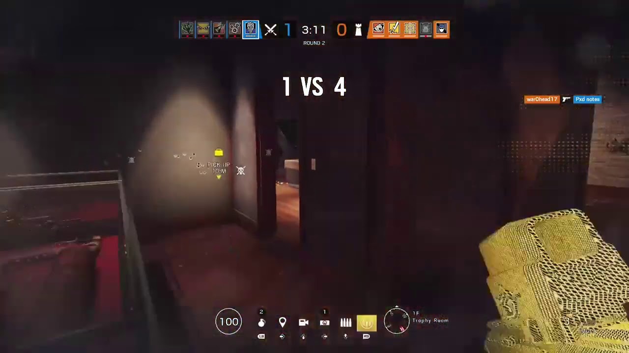 1v4 clutch R6 - YouTube