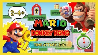 Mario 🍄 VS Donkey Kong 🦍: Level 2-4+ PLUS TIME ATTACK (Speed run challenge) Donkey Kong Jungle screenshot 4