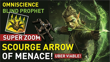 PEAK "Tornado Shot" Gameplay with【Scourge Arrow of Menace | Blind Prophet】Super ZOOM BOW Build 3.25