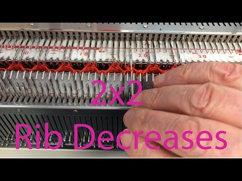2x2 Rib Decreases