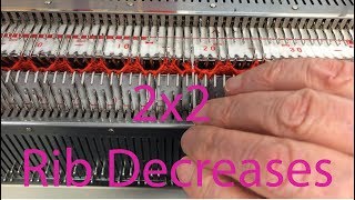 2x2 Rib Decreases