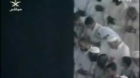 جزء من مقطع صلاة الفجر 21 اكتوبر 2007 الشيخ الجهني (أخر سورة الملك)