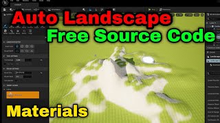 Unreal Engine Auto Landscape Materials | Free Source Code Download Unreal Engine Auto Landscapemat