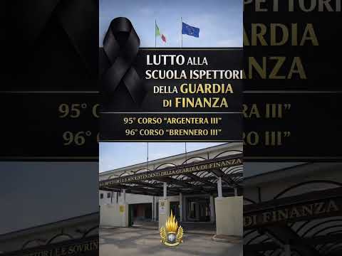 Video Lutto alla Scuola Ispettori GdF ?? Onore allAllievo Maresciallo