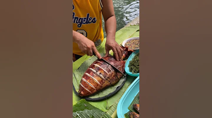 GIANT Spiced Squid Grilling Spectacular | Cutting Massive Calamari | Ultimate Seafood BBQ Experience