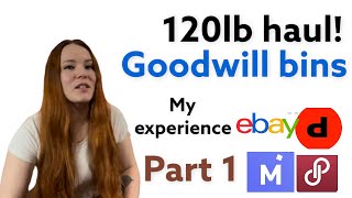 Bins haul reselling Goodwill Fredericksburg Va part 1  #haul  #goodwilloutlethaul #poshmark #thrift