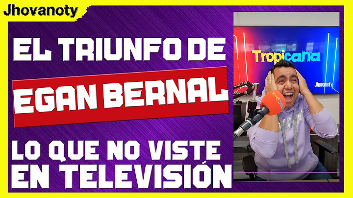 Lo que no viste del triunfo de Egan Bernal en el giro de Italia - Jhovanoty
