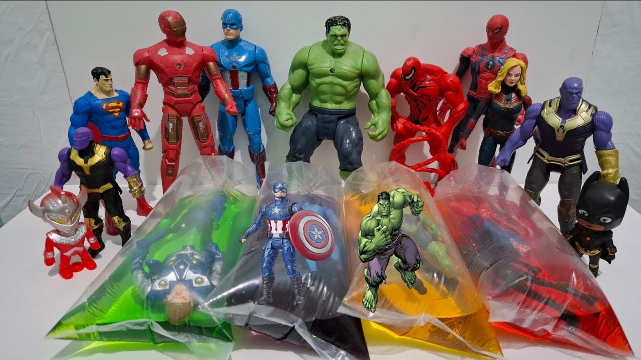 ИГРУШКИ МСТИТЕЛИ/Фигурки/Распаковка/Танос, Халк, Тор, Бэтмен, Карнаж, Супермен, Ультрамен/Игрушки