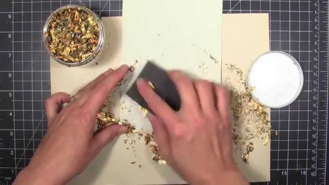 How to GOLD LEAF / Gilding Flakes 