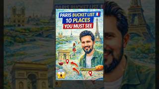 Paris Best Attractions 🇫🇷 | 10 Places You MUST See 😍 | #mrpassenger #paris #shorts #attraction