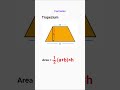 Trapezium formulas | Area | #educoclasses25