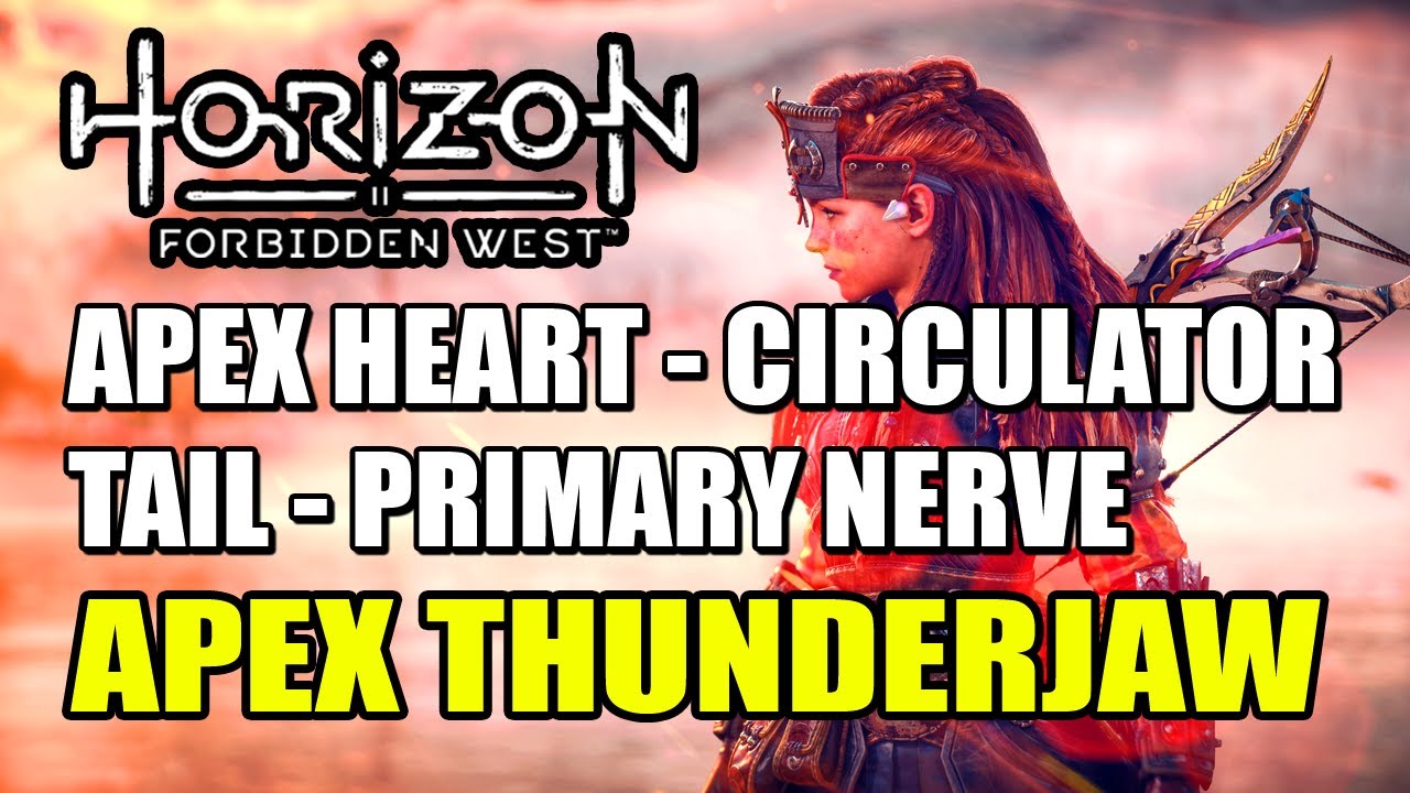 Apex Thunderjaw Guide (Apex Heart, Tail, Circulator, Primary Nerve ...