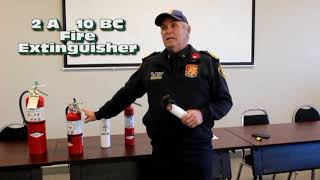 Extingushers for Cindy. City of St. Thomas Fire Department - Fire Extinguisher Training