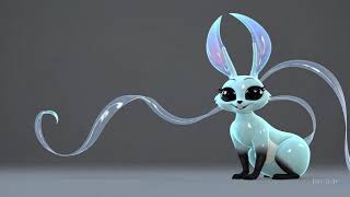 Cute Futuristic Creature – Stylized 3D Model | Animation-Ready Character Design