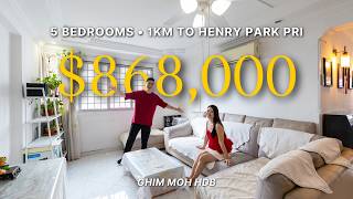 Ghim Moh 5-Bedroom HDB | 10 Mins to Buona Vista MRT | 1km Henry Park Primary!