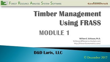 FRASS: Module 1 - Importance of Financial Management on Forestlands